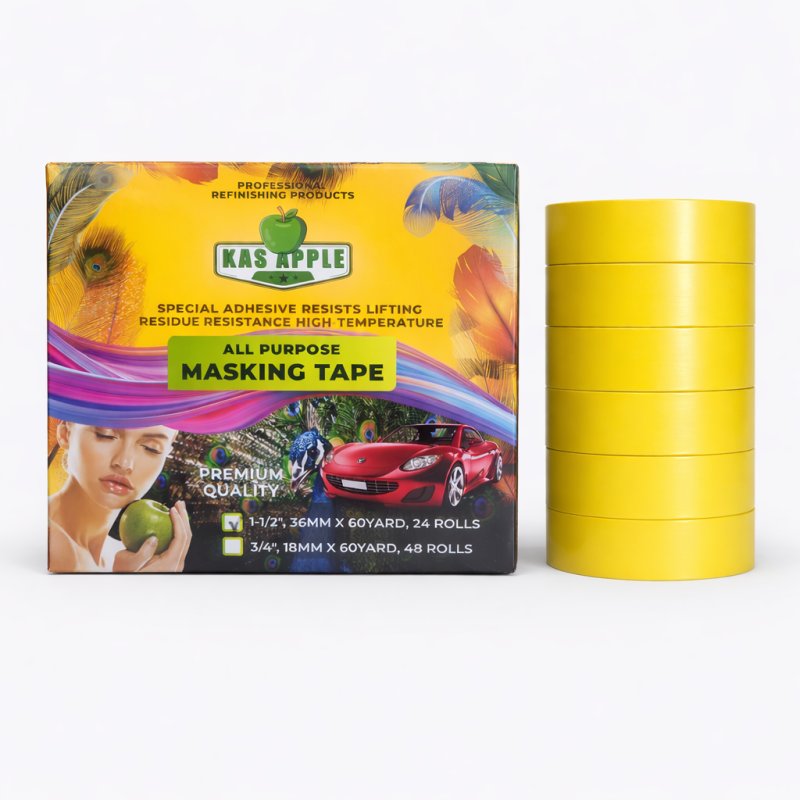 1 1/2" X 60 YD MASKING TAPE - 24 QTY